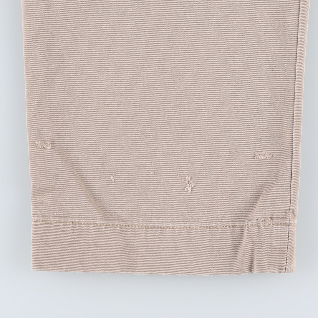 Ralph Lauren POLO by Ralph Lauren ETHAN PANT Two-pleat Chino Pants Men's W30 equivalent cotton Beige type Vintage Second Hand