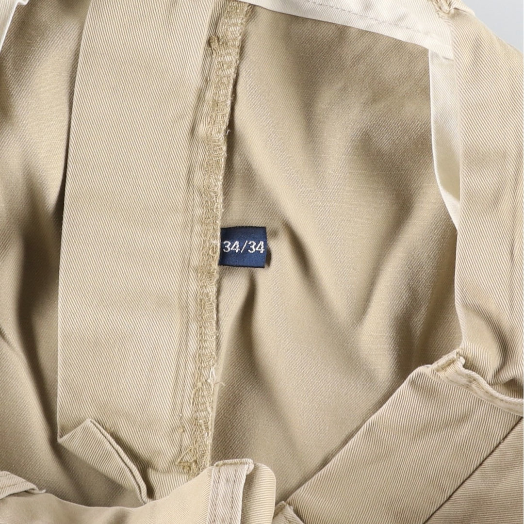Ralph Lauren POLO by Ralph Lauren FORWARD PLEAT KEATING PANT Two-pleat Chino Pants Men's W34 equivalent cotton Beige type Vintage Second Hand