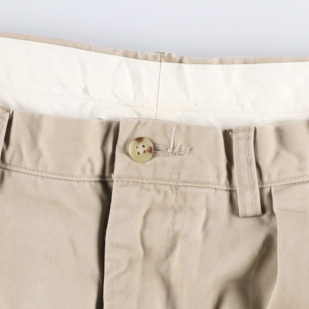 Ralph Lauren POLO RALPH LAUREN CLASSIC FIT Two-Pleat Chino Pants, Men's Size W34 (approx.) cotton Beige type Vintage Second Hand