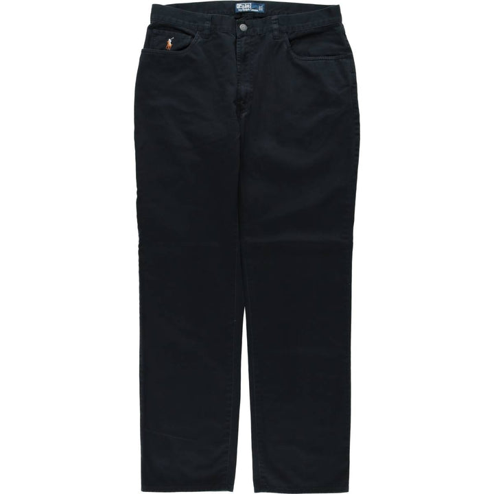 Ralph Lauren POLO by Ralph Lauren Chino Pants Men's W34 equivalent cotton black type Vintage Second Hand