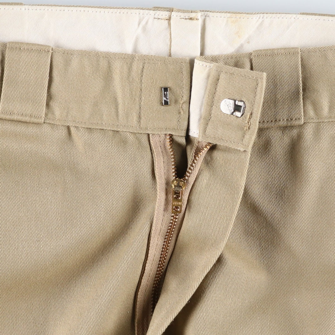 Dickies work pants, made in the USA, men's size W30 (approx.) polyester Beige type Vintage Second Hand