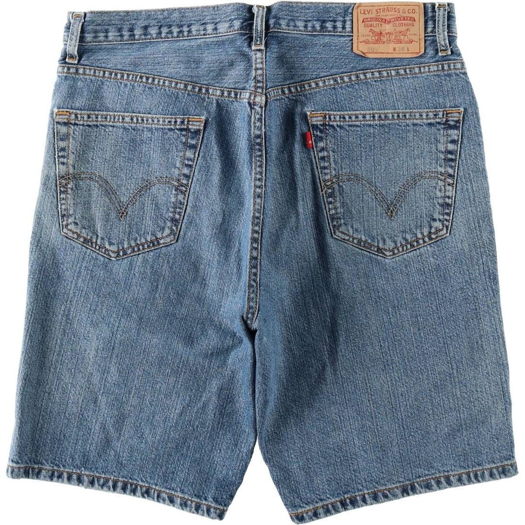 Levi's 550 Regular Fit Denim Shorts (Men's W37 equivalent) cotton blue type Vintage Second Hand