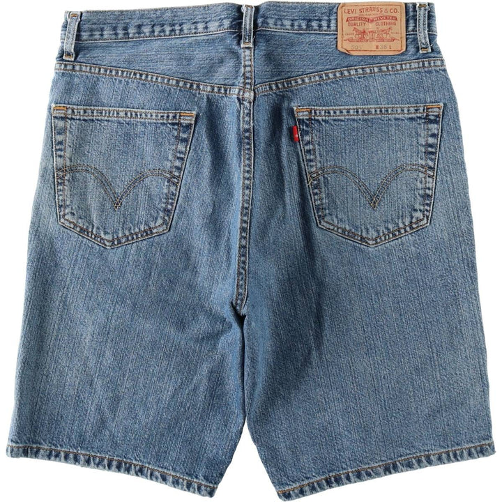 Levi's 550 Regular Fit Denim Shorts (Men's W37 equivalent) cotton blue type Vintage Second Hand