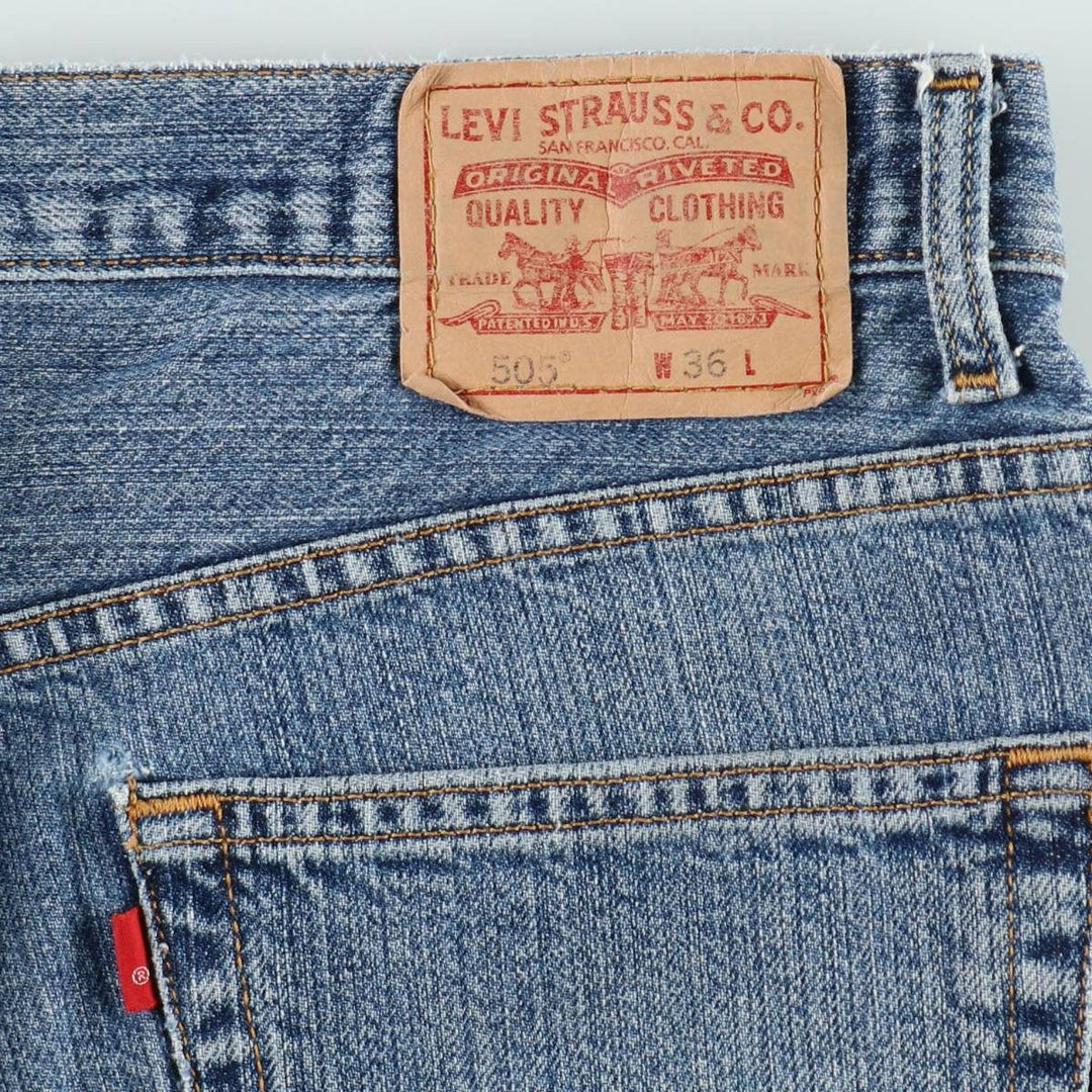 Levi's 550 Regular Fit Denim Shorts (Men's W37 equivalent) cotton blue type Vintage Second Hand