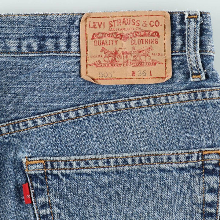 Levi's 550 Regular Fit Denim Shorts (Men's W37 equivalent) cotton blue type Vintage Second Hand