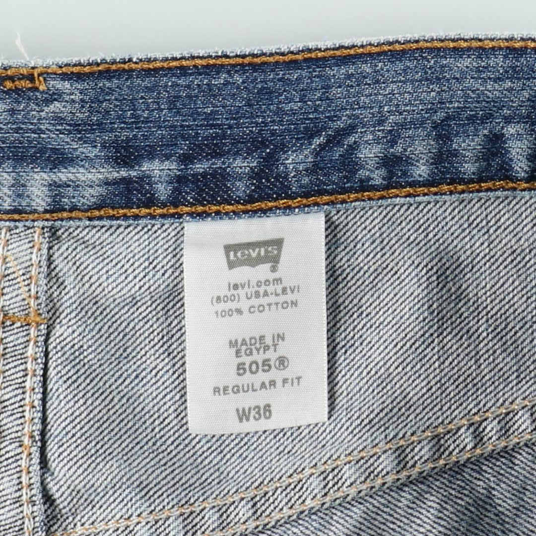 Levi's 550 Regular Fit Denim Shorts (Men's W37 equivalent) cotton blue type Vintage Second Hand