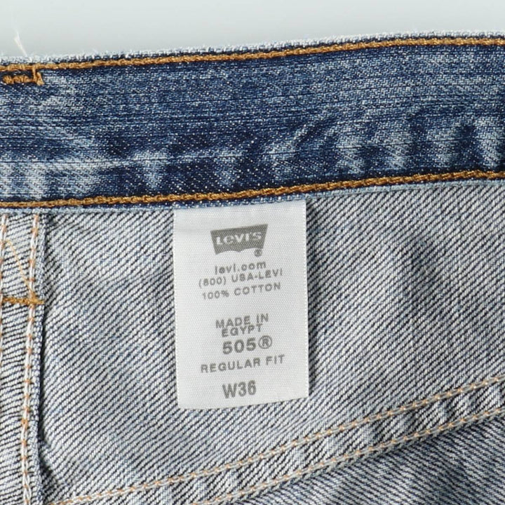 Levi's 550 Regular Fit Denim Shorts (Men's W37 equivalent) cotton blue type Vintage Second Hand