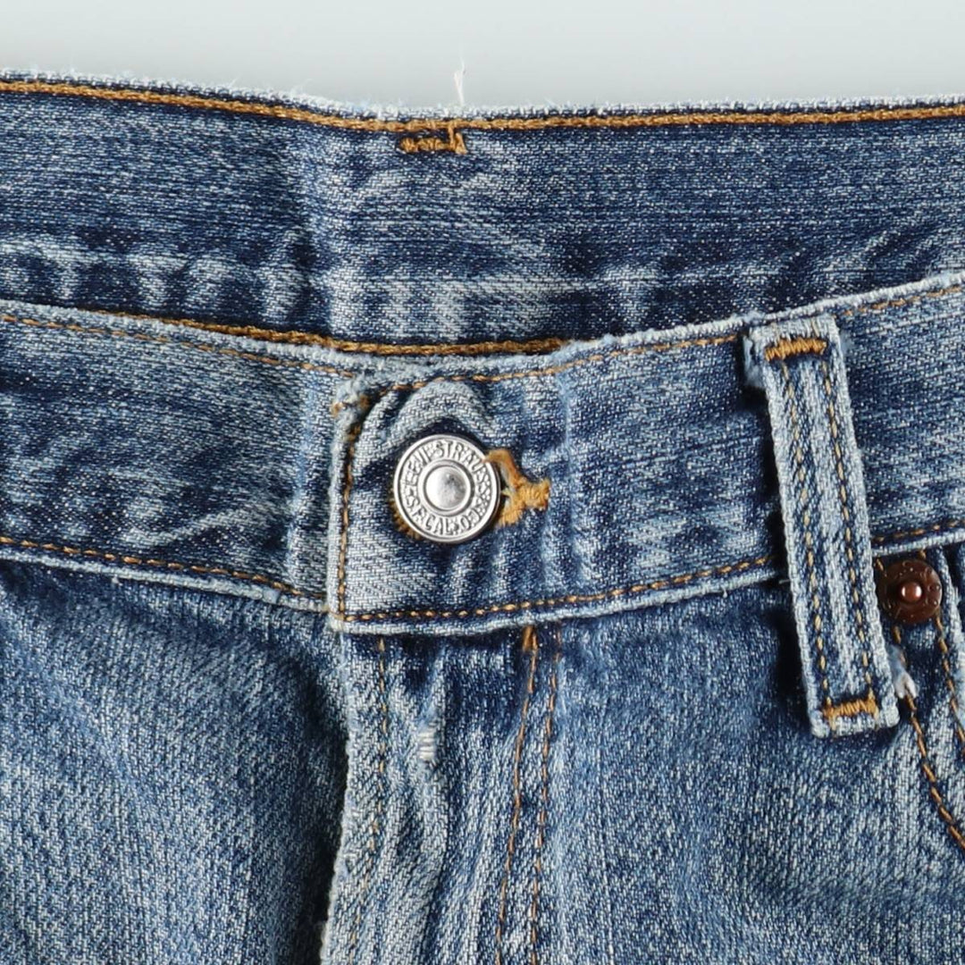Levi's 550 Regular Fit Denim Shorts (Men's W37 equivalent) cotton blue type Vintage Second Hand