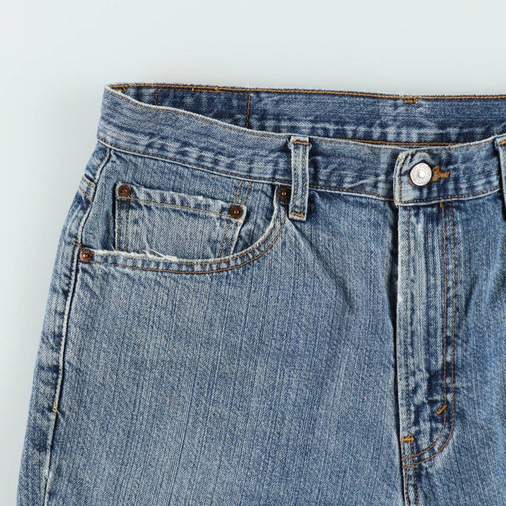 Levi's 550 Regular Fit Denim Shorts (Men's W37 equivalent) cotton blue type Vintage Second Hand