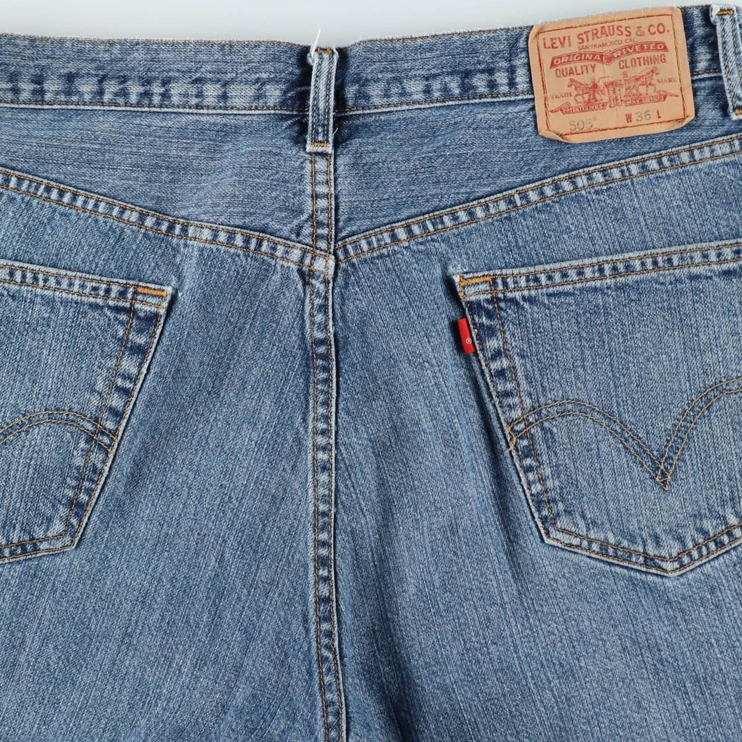 Levi's 550 Regular Fit Denim Shorts (Men's W37 equivalent) cotton blue type Vintage Second Hand