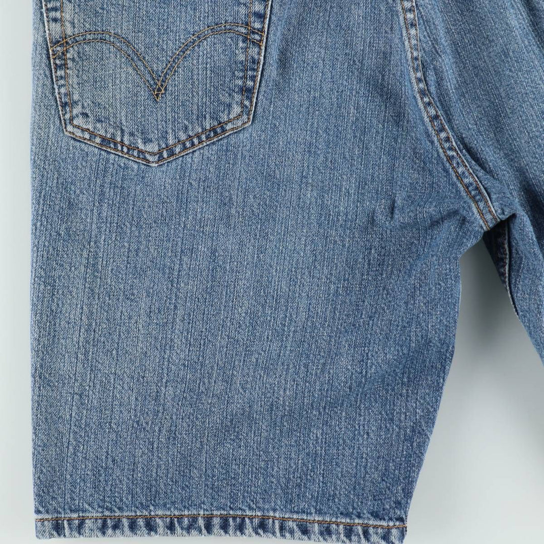 Levi's 550 Regular Fit Denim Shorts (Men's W37 equivalent) cotton blue type Vintage Second Hand