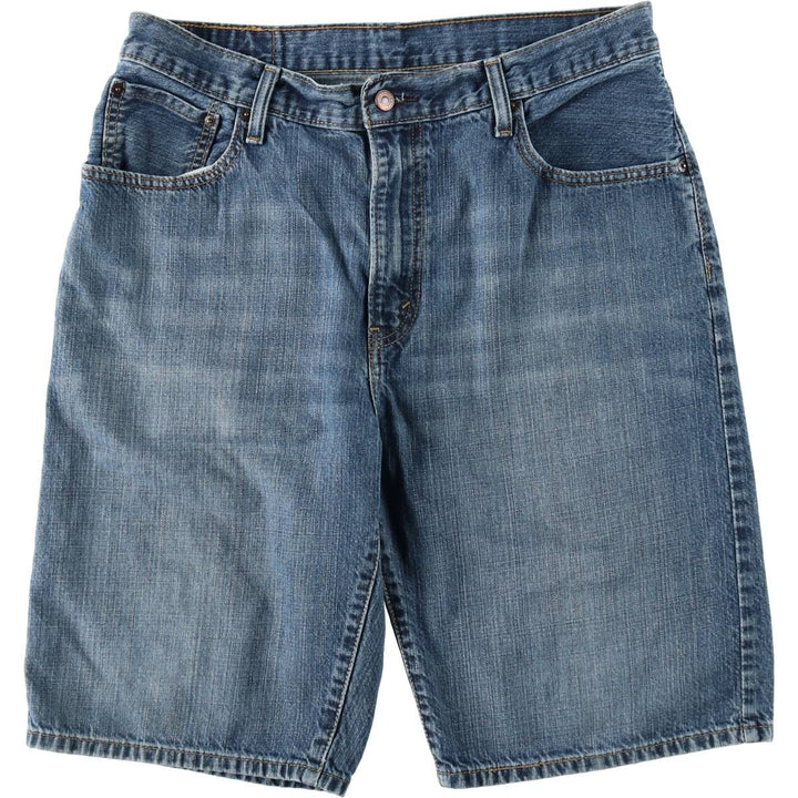 Levi's 569 Loose Straight Denim Shorts, Men's Size 36 cotton blue type Vintage Second Hand