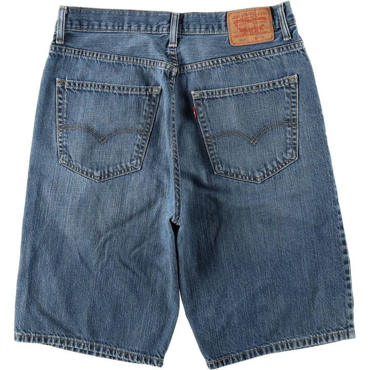 Levi's 569 Loose Straight Denim Shorts, Men's Size 36 cotton blue type Vintage Second Hand