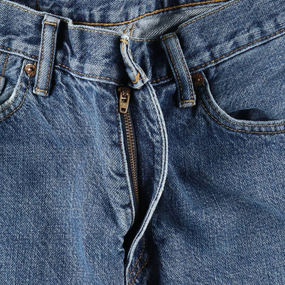 Levi's denim shorts, men's size W33 (approx.) unclear blue type Vintage Second Hand