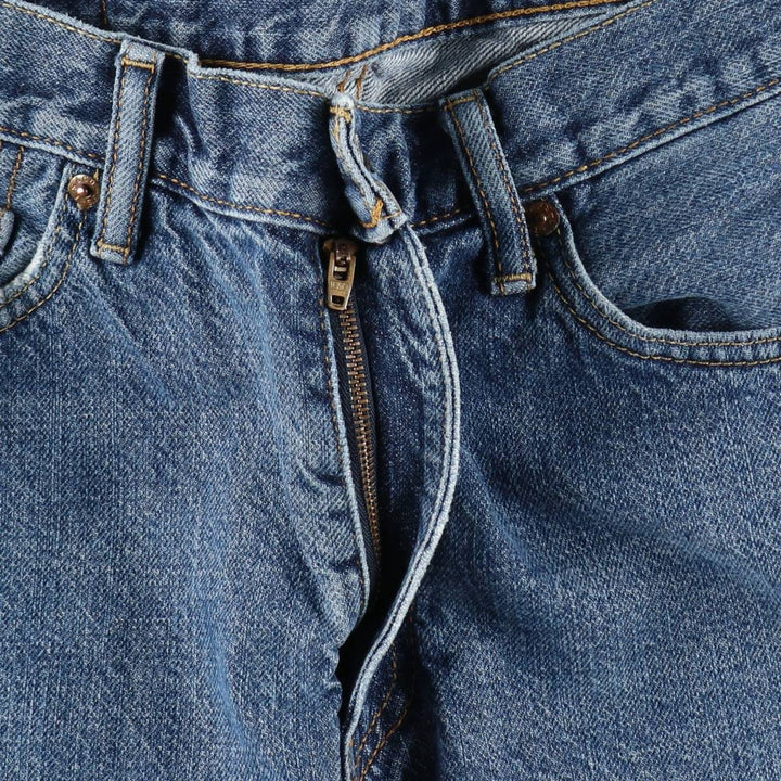 Levi's denim shorts, men's size W33 (approx.) unclear blue type Vintage Second Hand