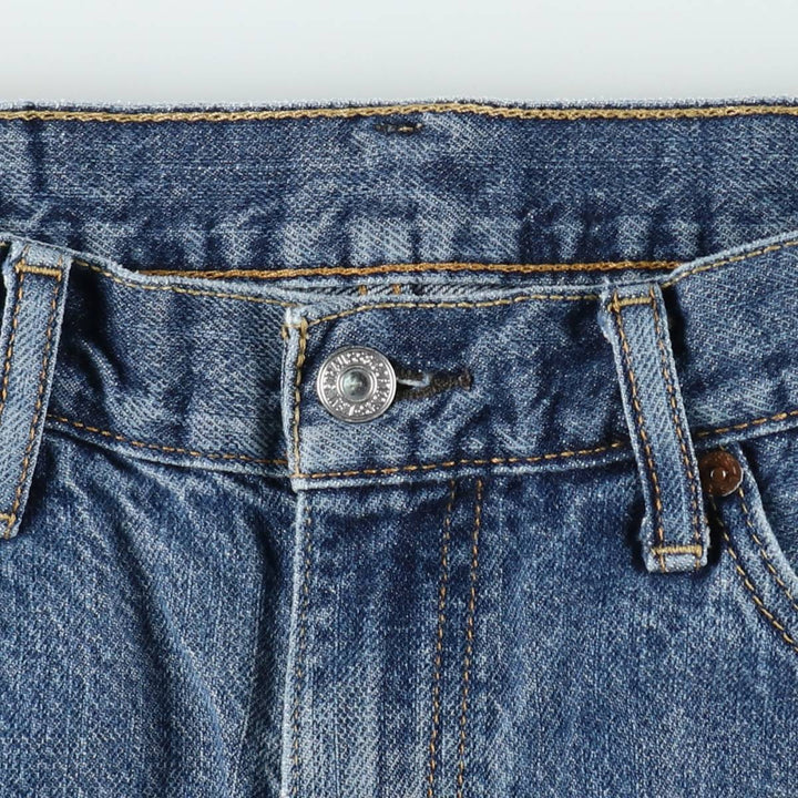 Levi's denim shorts, men's size W33 (approx.) unclear blue type Vintage Second Hand