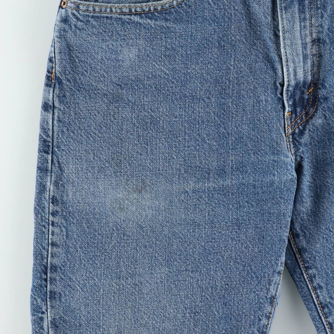 Levi's denim shorts, men's size W33 (approx.) unclear blue type Vintage Second Hand