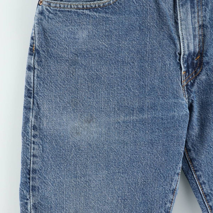 Levi's denim shorts, men's size W33 (approx.) unclear blue type Vintage Second Hand