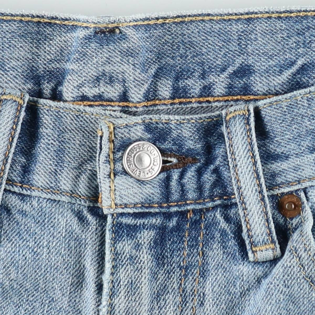 Levi's 35550-2110 Denim Shorts, Men's W32 (approx.) cotton blue type Vintage Second Hand