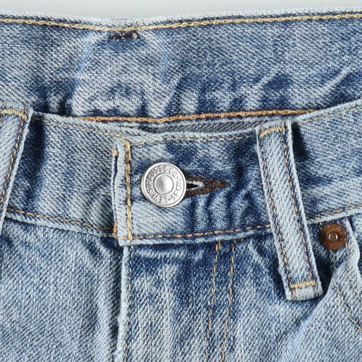 Levi's 35550-2110 Denim Shorts, Men's W32 (approx.) cotton blue type Vintage Second Hand