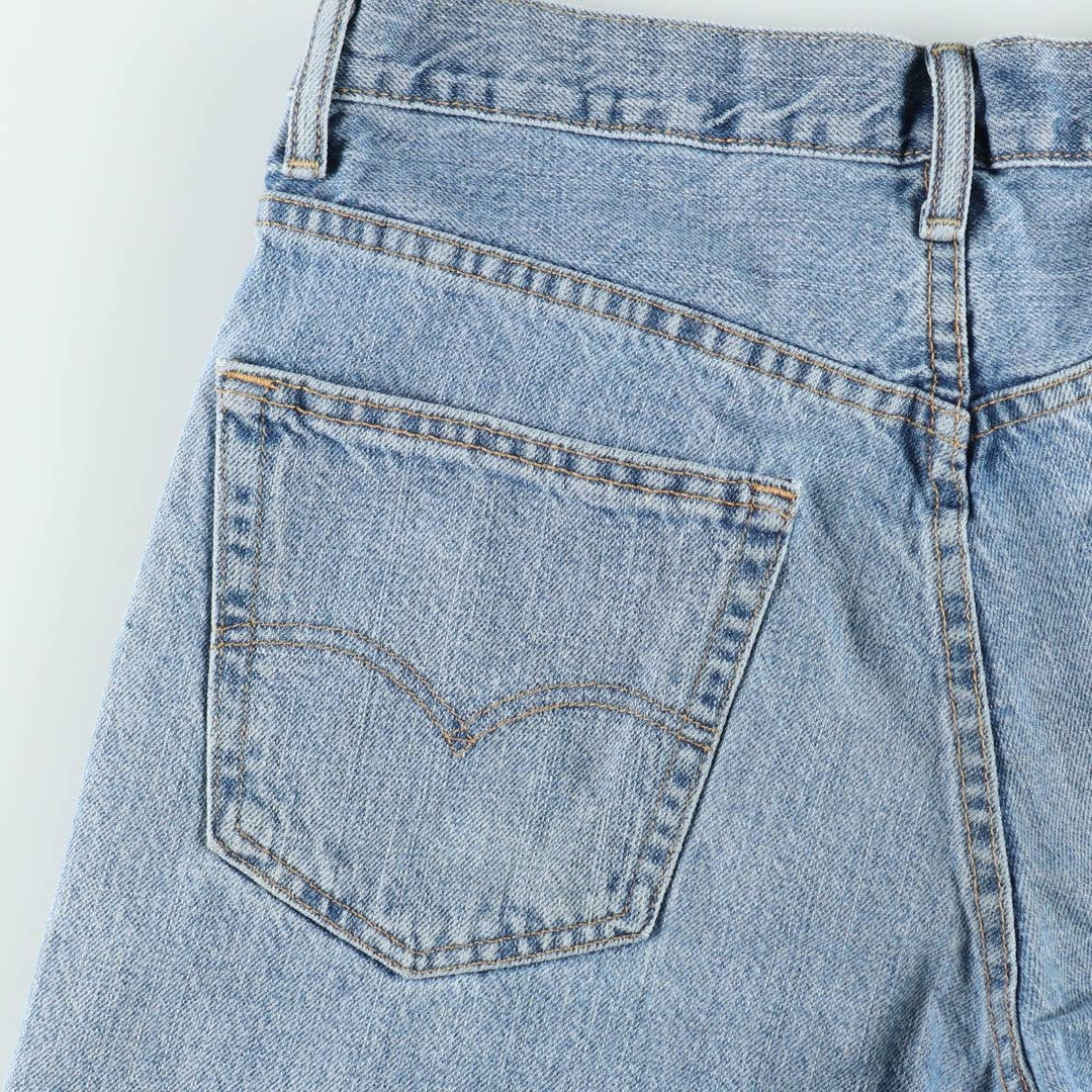 Levi's 35550-2110 Denim Shorts, Men's W32 (approx.) cotton blue type Vintage Second Hand