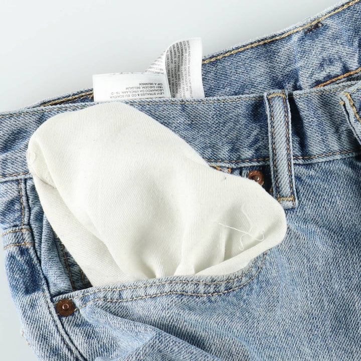 Levi's 35550-2110 Denim Shorts, Men's W32 (approx.) cotton blue type Vintage Second Hand