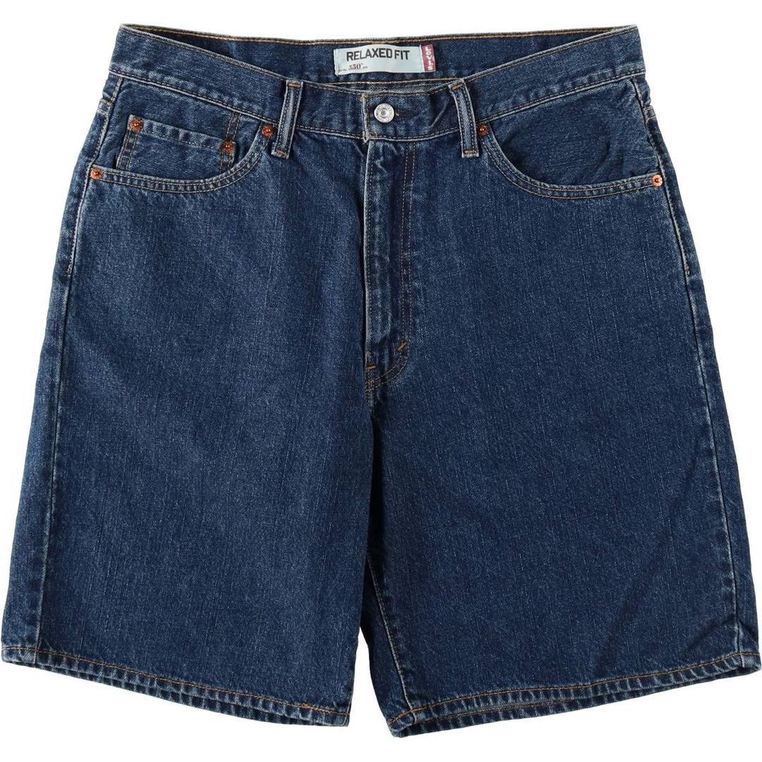 Levi's 550 Relaxed Fit Denim Shorts, Men's Size W36 cotton blue type Vintage Second Hand
