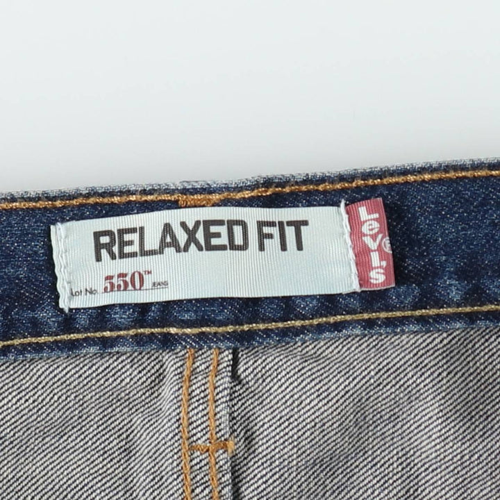 Levi's 550 Relaxed Fit Denim Shorts, Men's Size W36 cotton blue type Vintage Second Hand