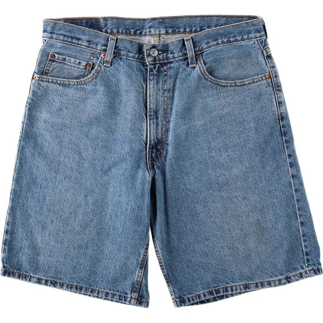 Levi's 35550-2111 Denim Shorts, Men's W37 (approx.) cotton blue type Vintage Second Hand