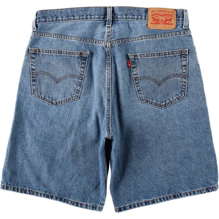 Levi's 35550-2111 Denim Shorts, Men's W37 (approx.) cotton blue type Vintage Second Hand