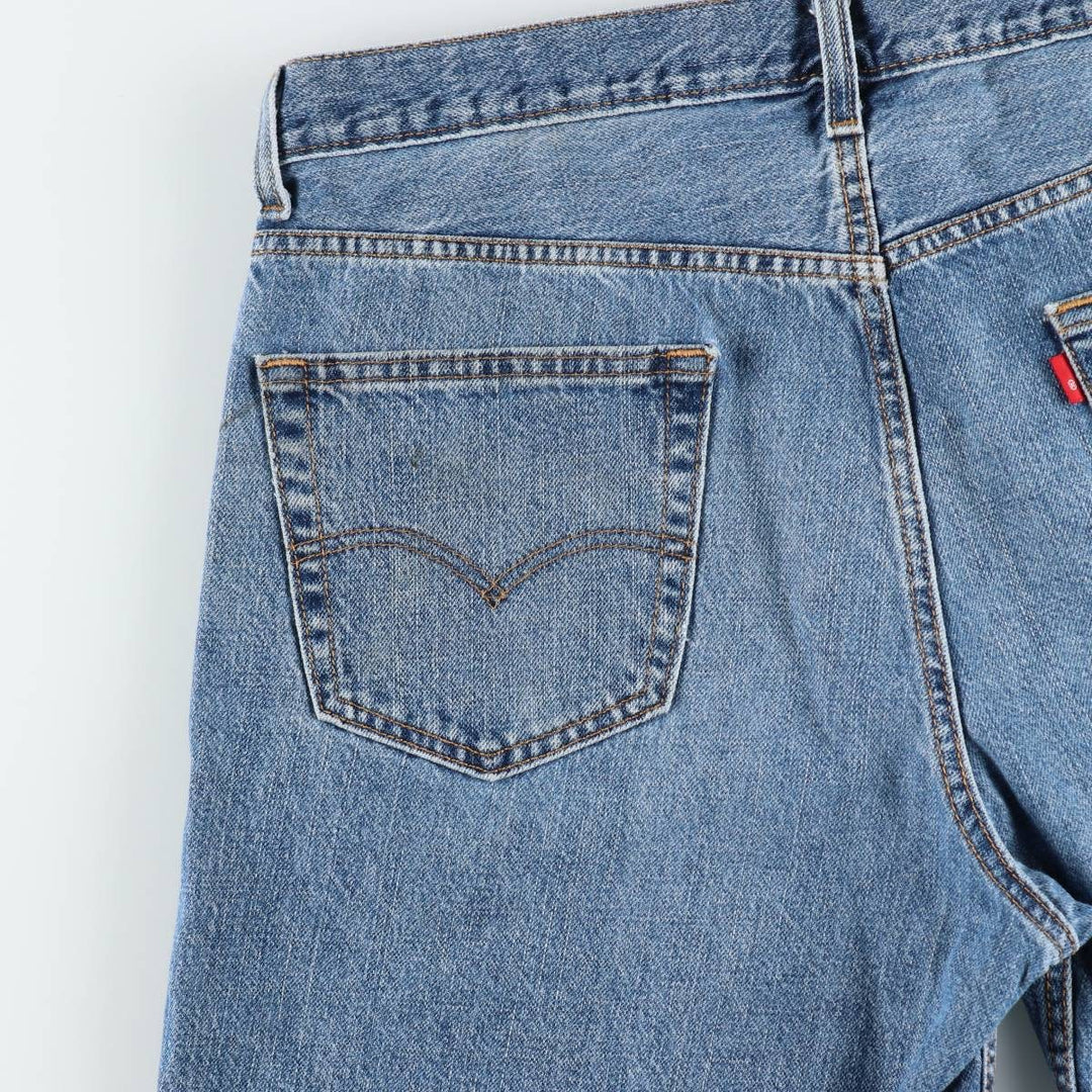 Levi's 35550-2111 Denim Shorts, Men's W37 (approx.) cotton blue type Vintage Second Hand