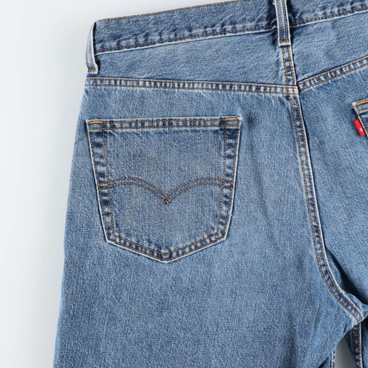 Levi's 35550-2111 Denim Shorts, Men's W37 (approx.) cotton blue type Vintage Second Hand