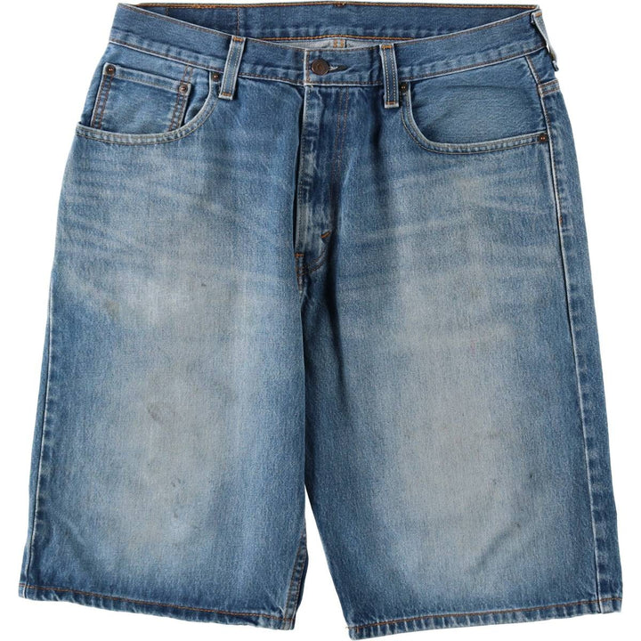 Levi's 35569-0714 Denim Shorts, Men's Size W34 (approx.) cotton blue type Vintage Second Hand