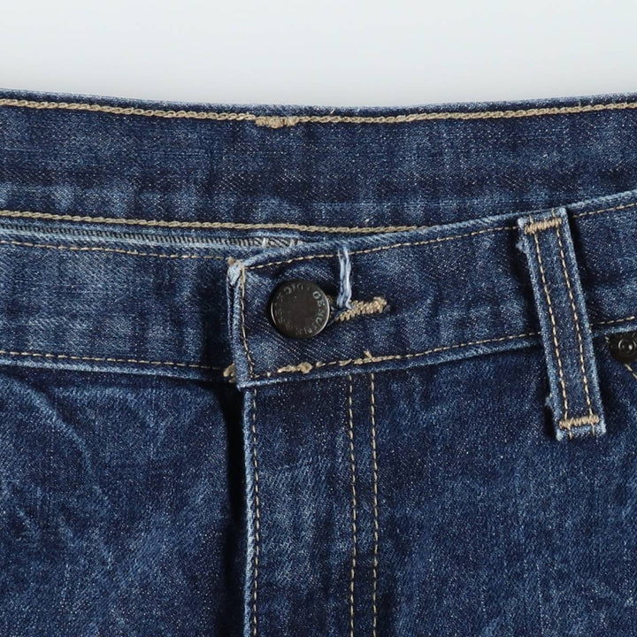 Dickies denim painter shorts, half pants, men's size w37 cotton Navy blue Vintage Second Hand