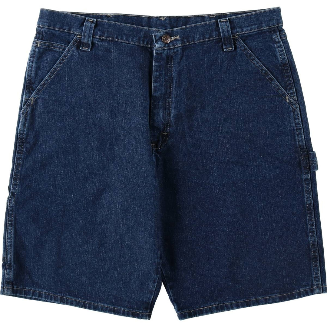 Wrangler denim painter shorts, men's size W37 (approx.), vintage. cotton blue type Vintage Second Hand