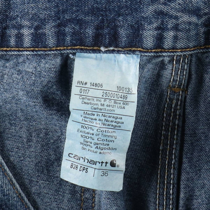 Carhartt Denim Painter Shorts, Shorts, Men's, W37 equivalent cotton blue type Vintage Second Hand