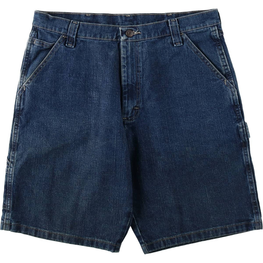 2000'S Wrangler denim painter shorts, men's size W36 (approx.) cotton blue type Vintage Second Hand