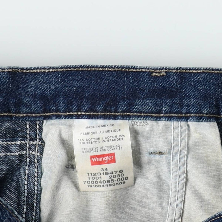 2000'S Wrangler denim painter shorts, men's size W36 (approx.) cotton blue type Vintage Second Hand