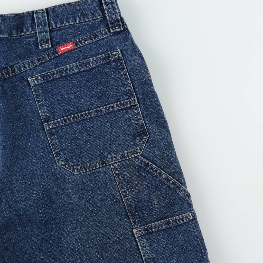 2000'S Wrangler denim painter shorts, men's size W36 (approx.) cotton blue type Vintage Second Hand