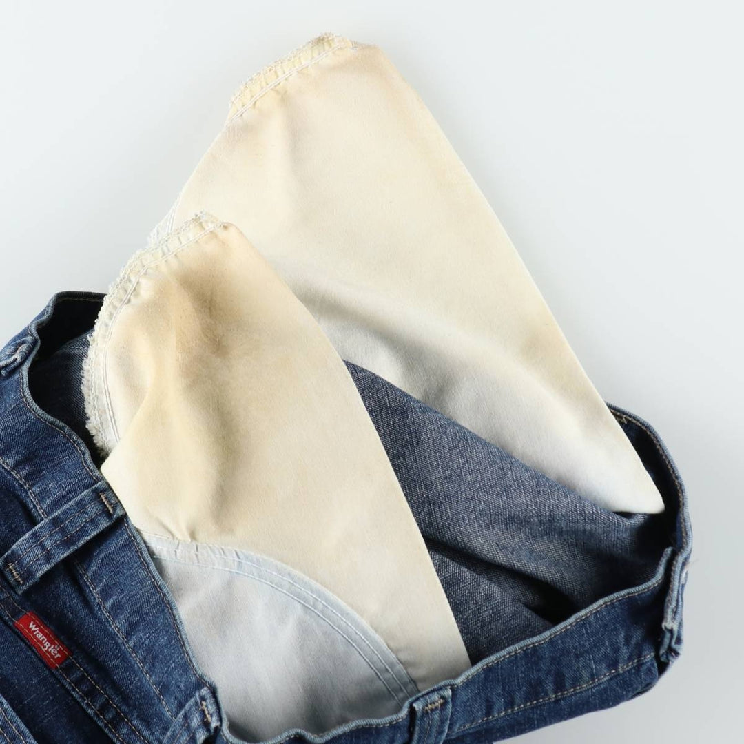 2000'S Wrangler denim painter shorts, men's size W36 (approx.) cotton blue type Vintage Second Hand