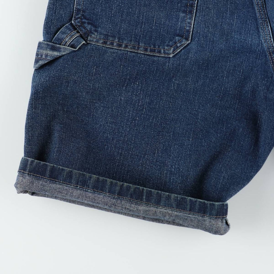 2000'S Wrangler denim painter shorts, men's size W36 (approx.) cotton blue type Vintage Second Hand
