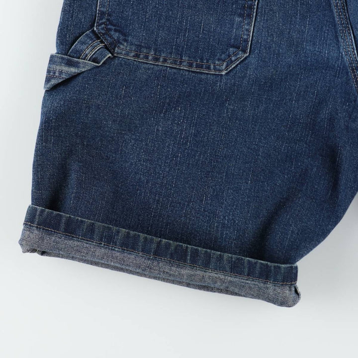 2000'S Wrangler denim painter shorts, men's size W36 (approx.) cotton blue type Vintage Second Hand