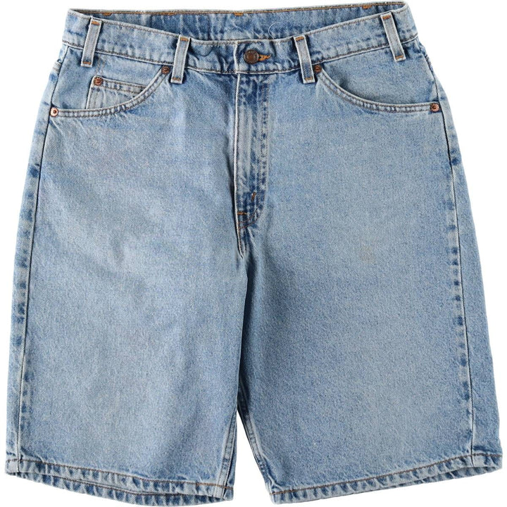 90'S Levi's 550 Relaxed Fit Denim Shorts/Jorts, Men's, Size 34, Vintage cotton blue type Vintage Second Hand