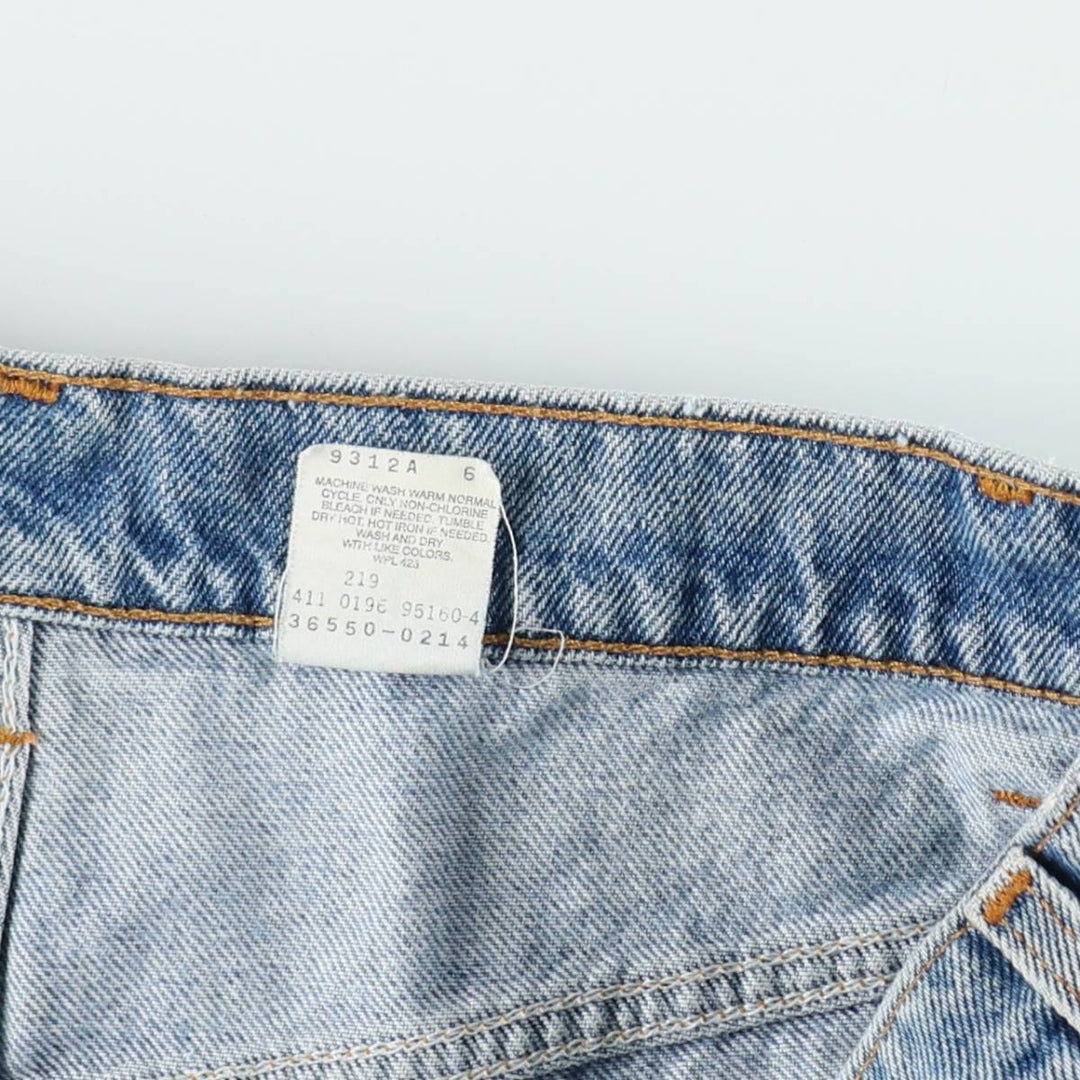 90'S Levi's 550 Relaxed Fit Denim Shorts/Jorts, Men's, Size 34, Vintage cotton blue type Vintage Second Hand