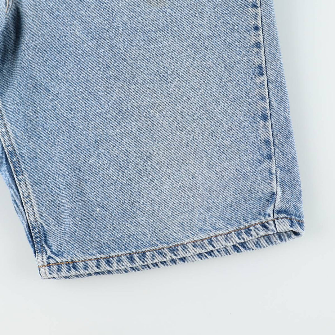 90'S Levi's 550 Relaxed Fit Denim Shorts/Jorts, Men's, Size 34, Vintage cotton blue type Vintage Second Hand