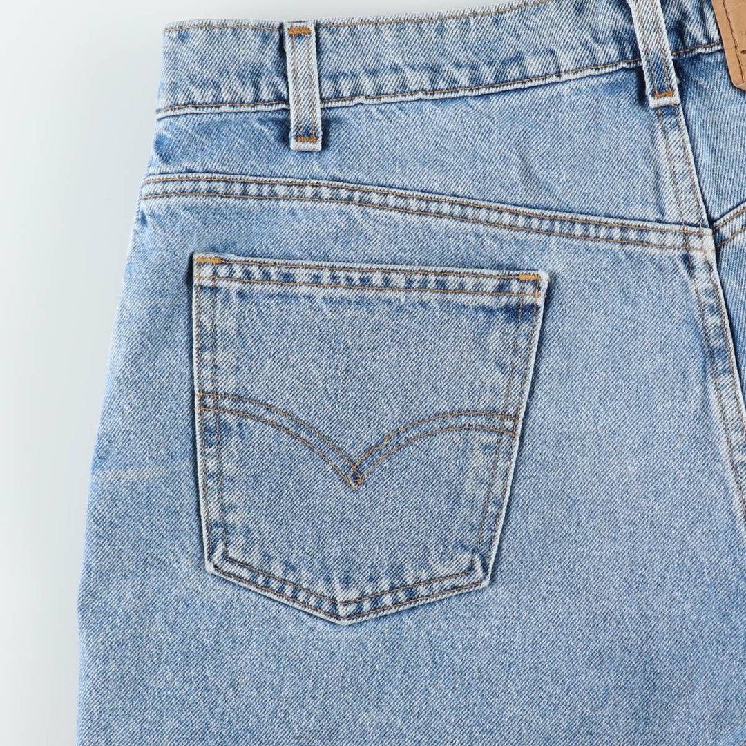 90'S Levi's 550 Relaxed Fit Denim Shorts/Jorts, Men's, Size 34, Vintage cotton blue type Vintage Second Hand