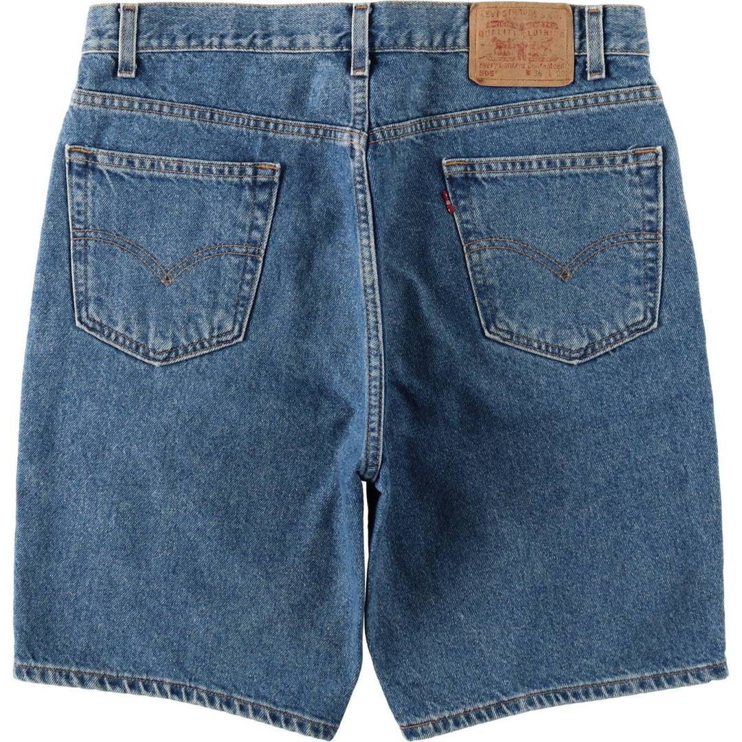 2000'S Levi's 550 Regular Fit Denim Shorts (Men's size W36 equivalent) cotton blue type Vintage Second Hand