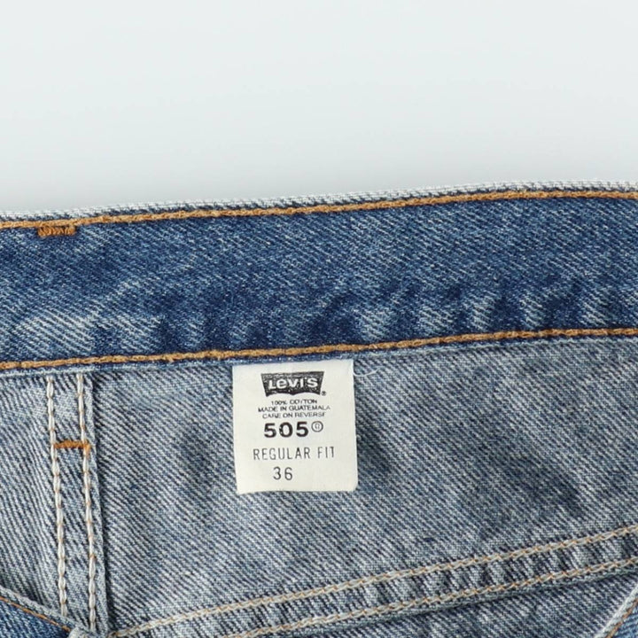 2000'S Levi's 550 Regular Fit Denim Shorts (Men's size W36 equivalent) cotton blue type Vintage Second Hand
