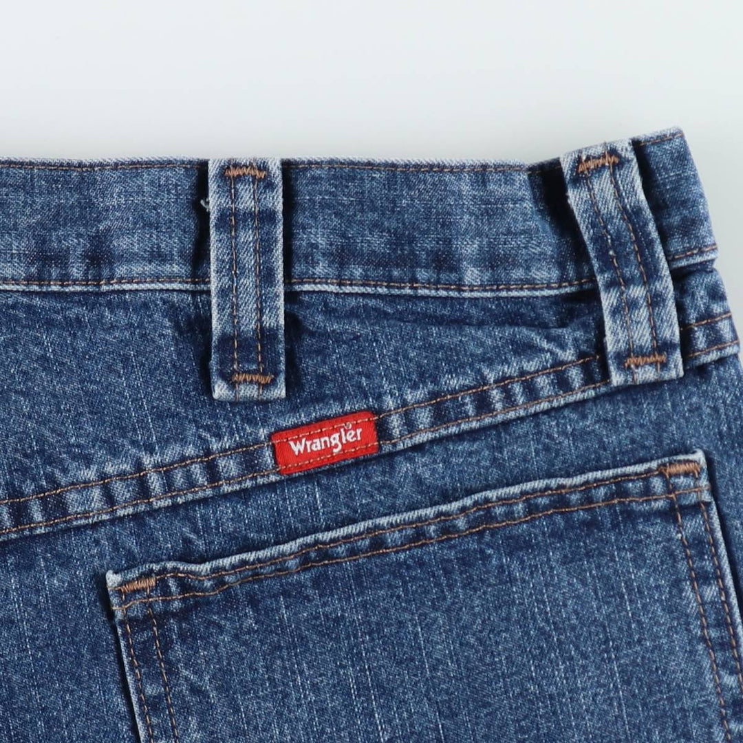 Wrangler denim painter shorts, men's size W36 (approx.) cotton blue type Vintage Second Hand