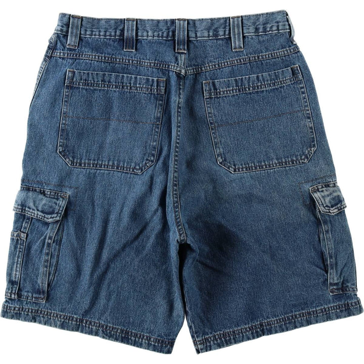 Wrangler cargo shorts, men's size W35 (approx.) cotton blue type Vintage Second Hand